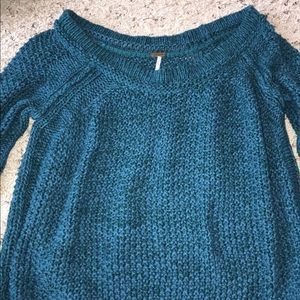 Free People blue sweater